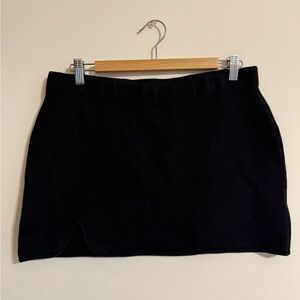 Urban Outfitters Knit Black Mini Skirt
